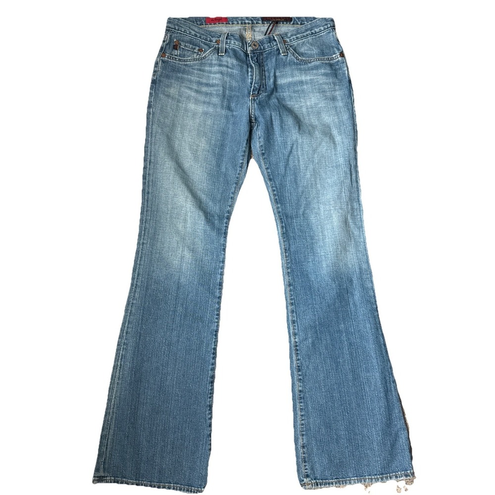 AG Adriano Goldschmied Bootcut Jeans Womens Sz 29R The Angel Blue Low Rise Y2K